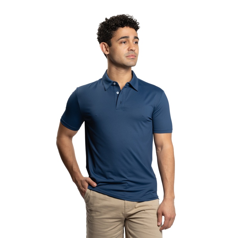 Tech Polos – Navy 1