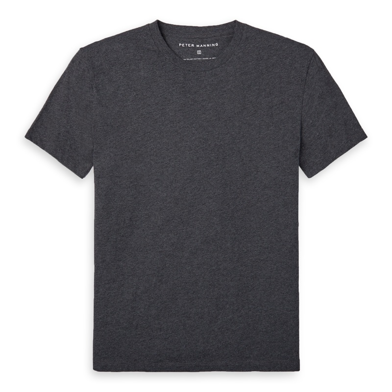 Vintage Crew T-Shirt – Charcoal 1