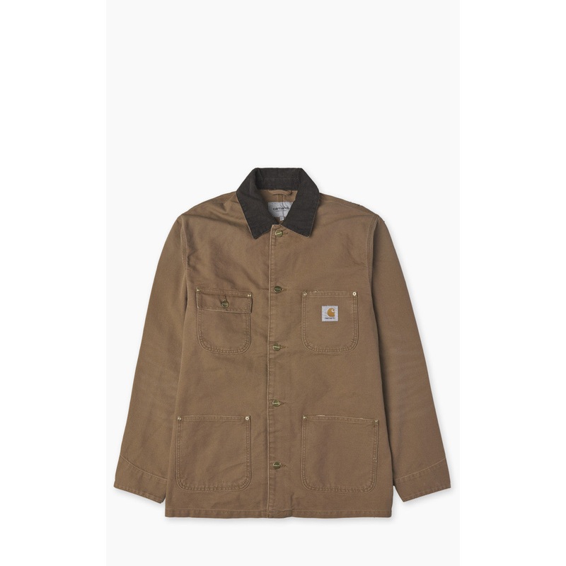 Carhartt WIP OG Chore Coat Dearborn Canvas Aged Hamilton Brown/Tobacco M