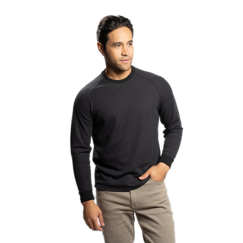 Polartec Waffle Shirts – Black 1