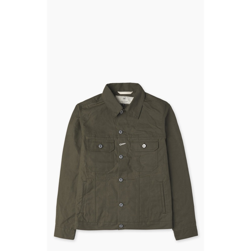 Rogue Territory Cruiser Jacket Dry Waxed Canvas Olive S