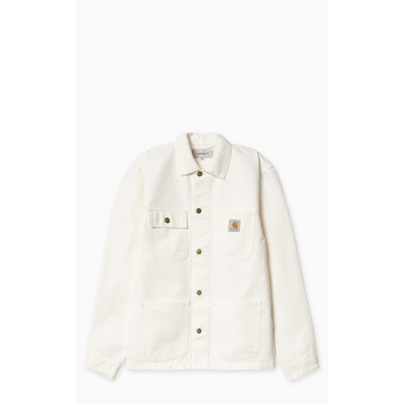 Carhartt WIP Michigan Coat Dearborn Canvas Rinsed Wax/Wax S