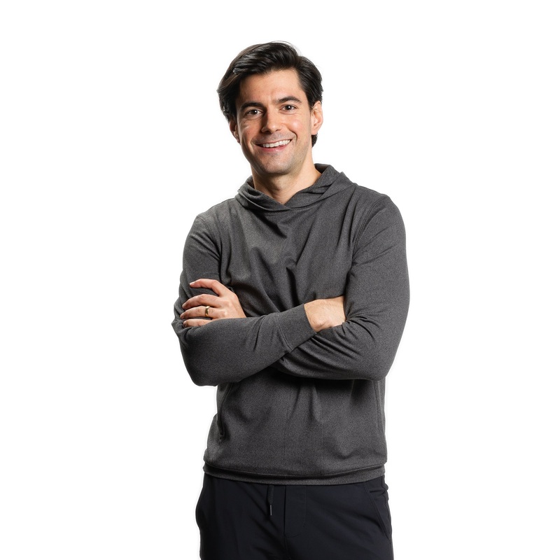 Performance Hoodie – Charcoal 1