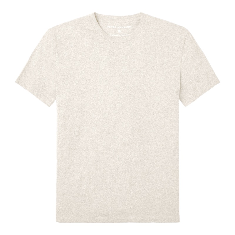 Vintage Crew T-Shirt – Heather Oatmeal 1