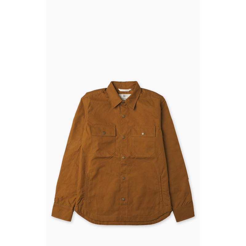 Rogue Territory Patrol Shirt Dry Waxed Canvas Gold S