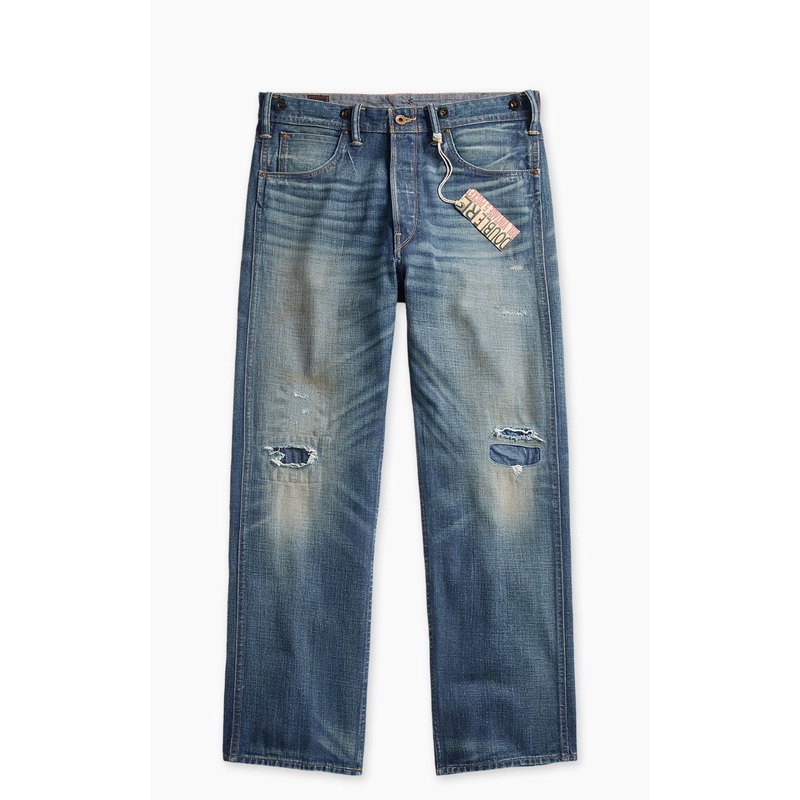 RRL Vintage 5-Pocket Repaired Jean Fullerton Wash 30/32