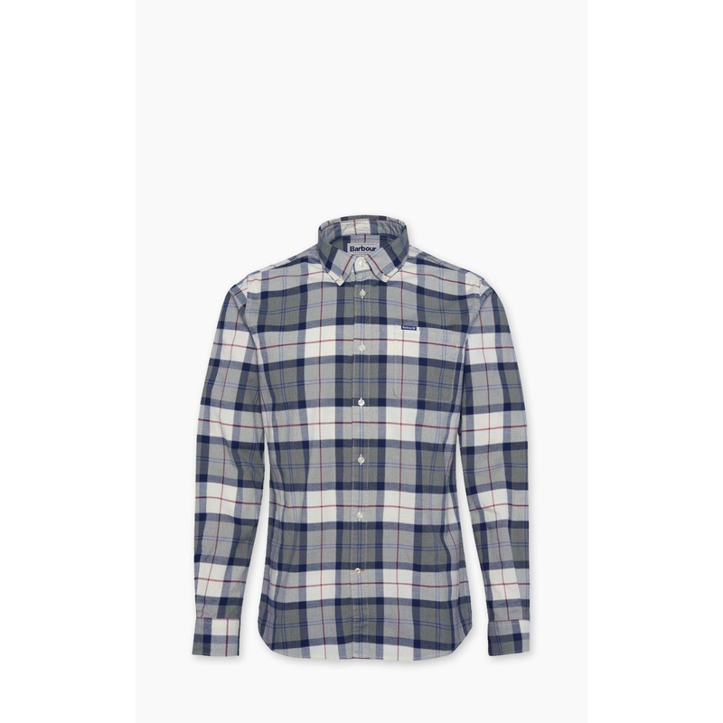 Barbour Lewis Shirt Bleached Pine Tartan S