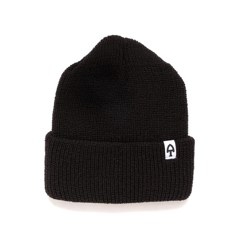 Merino Wool Beanie – Black