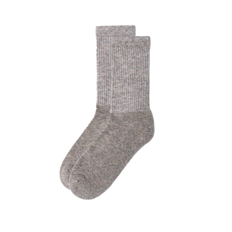 Superfine Merino Wool Socks – Taupe Heather