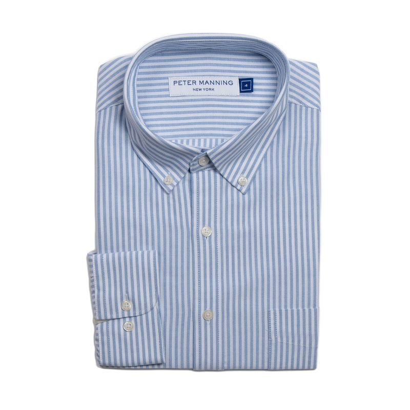 Weekend Oxford Standard Fit – Blue Stripe 1