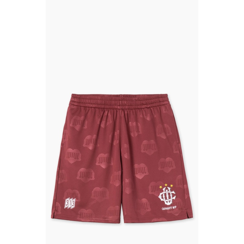 Carhartt WIP Hartt’s Football Short Jacquard/Mulberry S