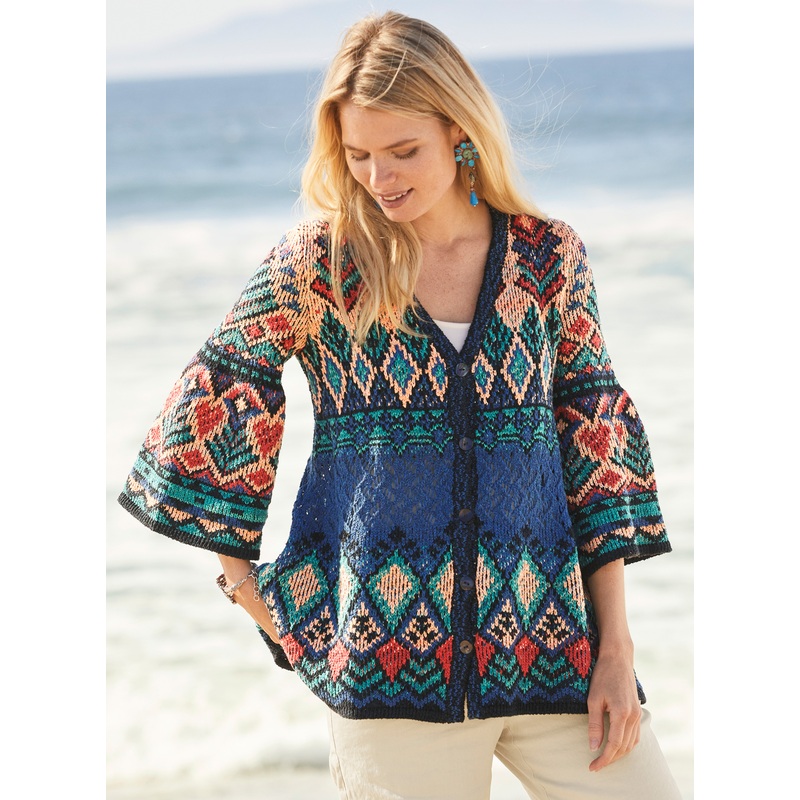 Aegean Cardigan Print/Pattern XS
