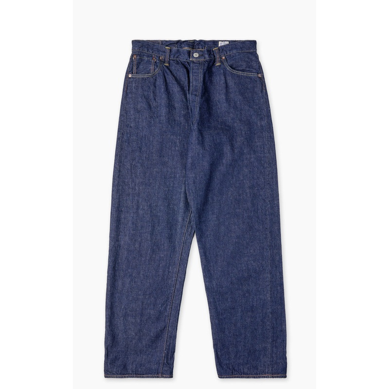 Orslow 101 Grand Dads Fit Denim Pants Blue One Wash W30