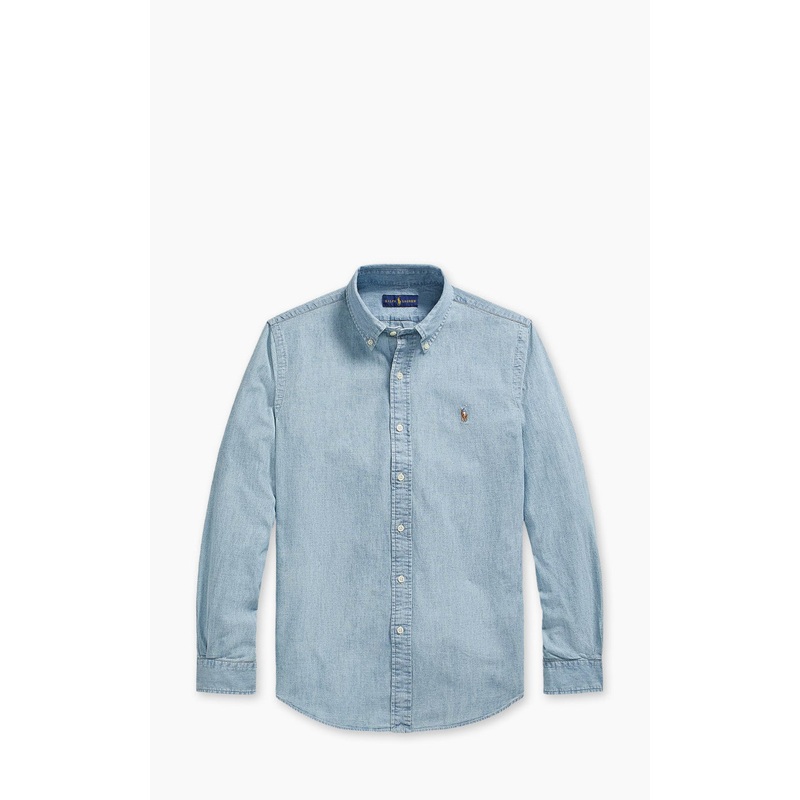 Polo Ralph Lauren Custom Fit Chambray Shirt Blue S