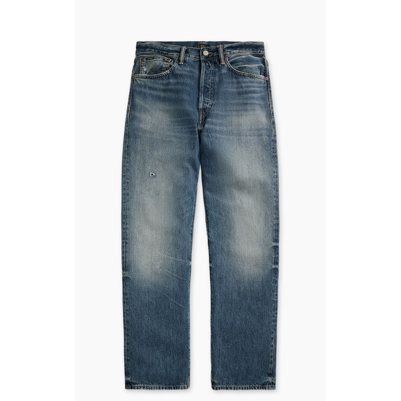 Polo Ralph Lauren Heritage Straight Distressed Jeans Kensington Wash 30/32