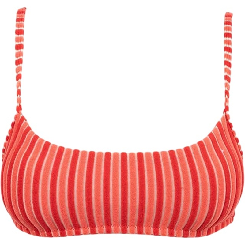 Rhythm Terry Sands Stripe Swim Crop Top – Women’s