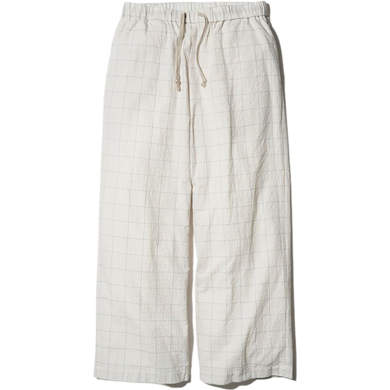 Snow Peak CO/PE Washer Check Pants – Unisex