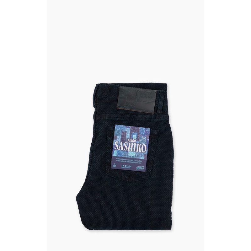 Naked & Famous Denim Weird Guy Indigo Sashiko 12.5oz 30/35