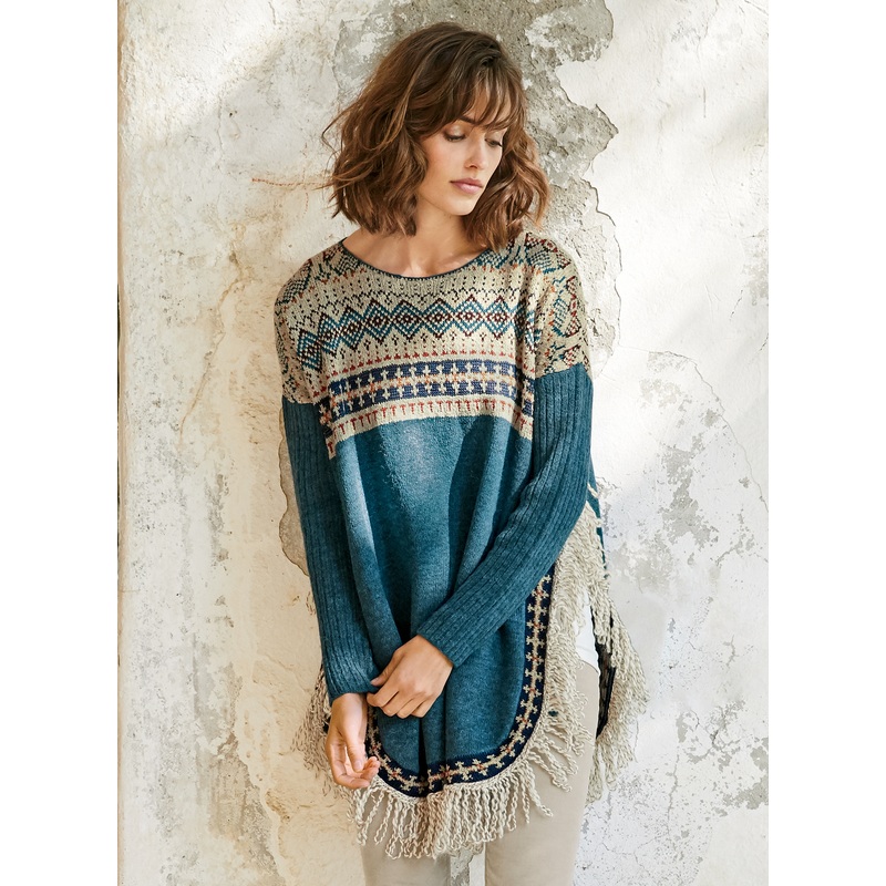 Afghan Pullover Print/Pattern XS