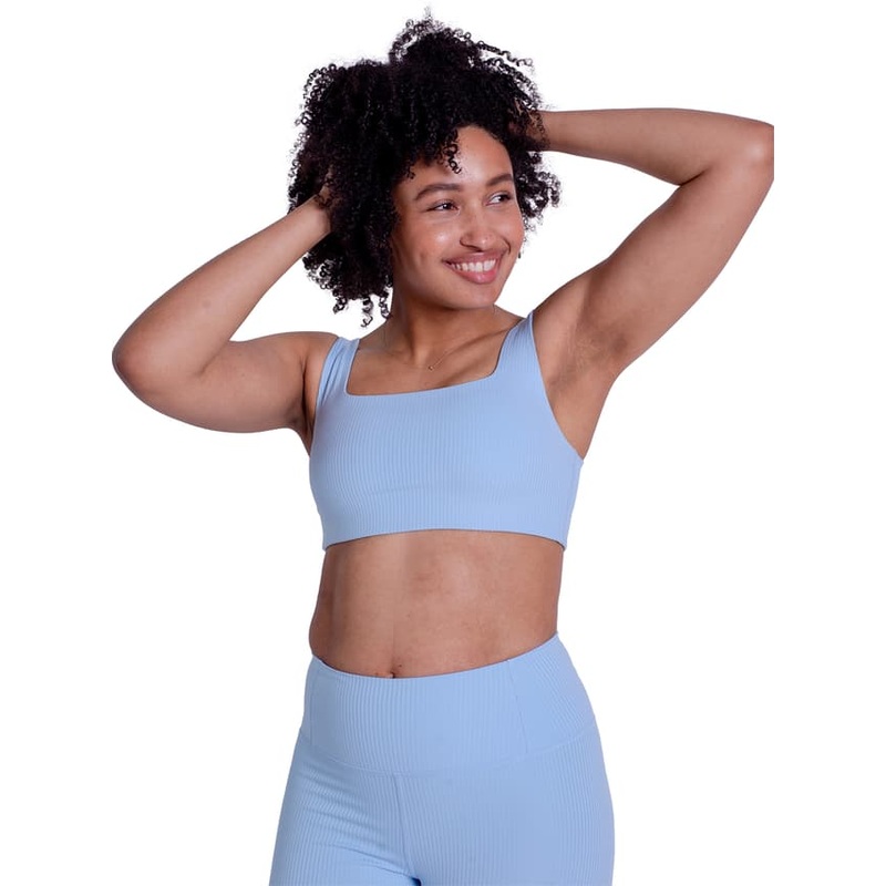 Girlfriend Collective RIB Tommy Cropped Bra – Women’s
