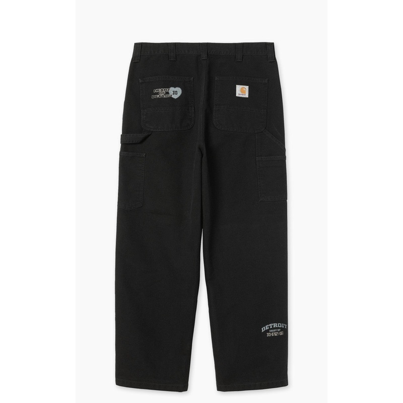 Carhartt WIP OG Single Knee Graphic Pant Heavy Stone Wash Black S