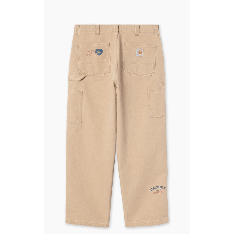 Carhartt WIP OG Single Knee Graphic Pant Heavy Stone Wash Dusty H Brown S