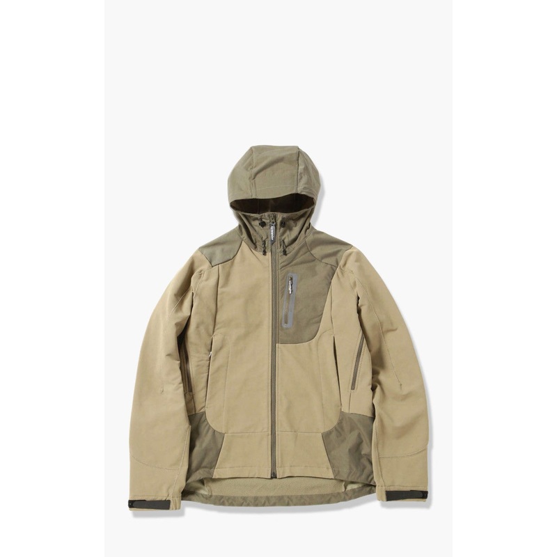 and wander Stretch Shell Jacket Dark Beige M