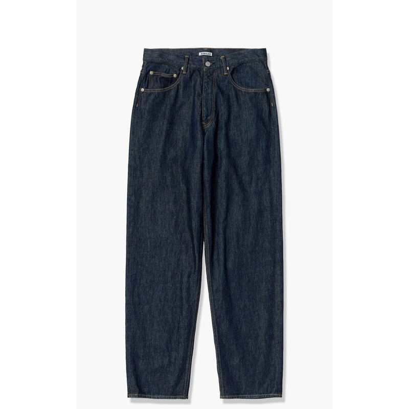 Auralee Hard Twist Denim Wide Pants Indigo W28