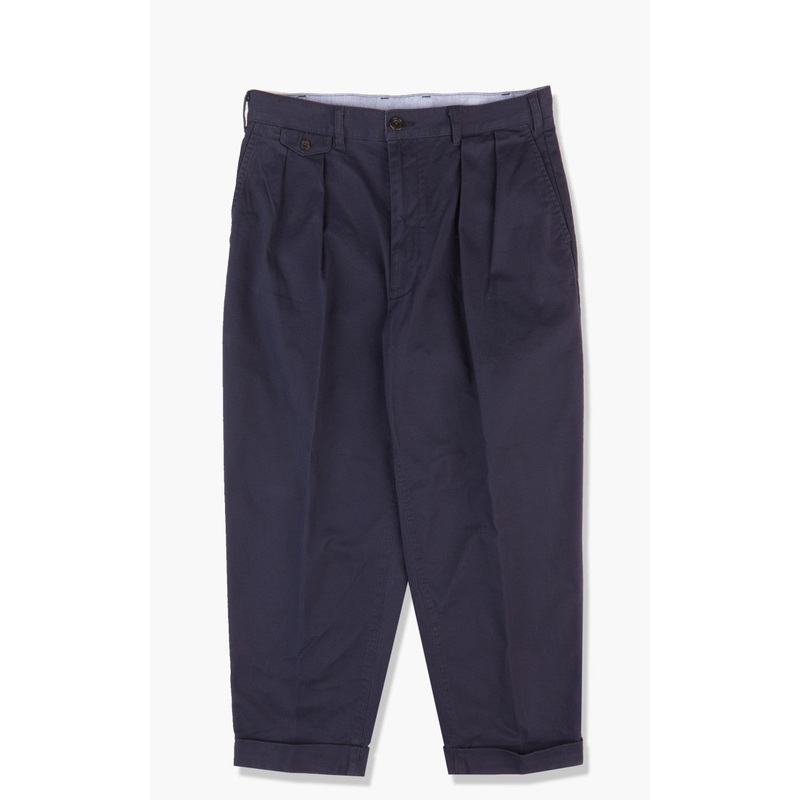Beams Plus 2 Pleats Twill Chino Dark Navy XL