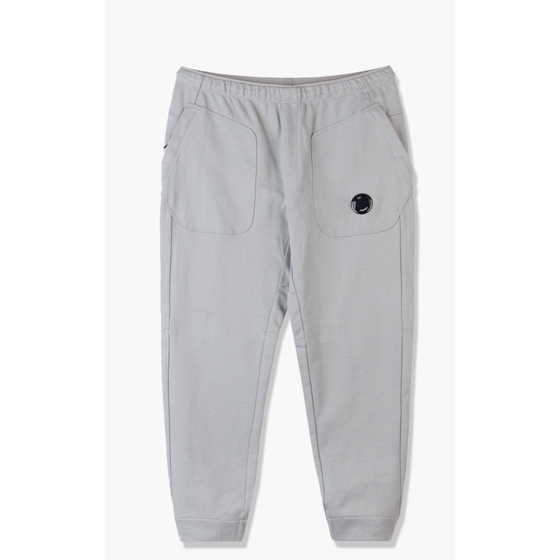 C.P. Company Diagonal Raised Fleece Mixed Sweat Pants Griffin Grey S