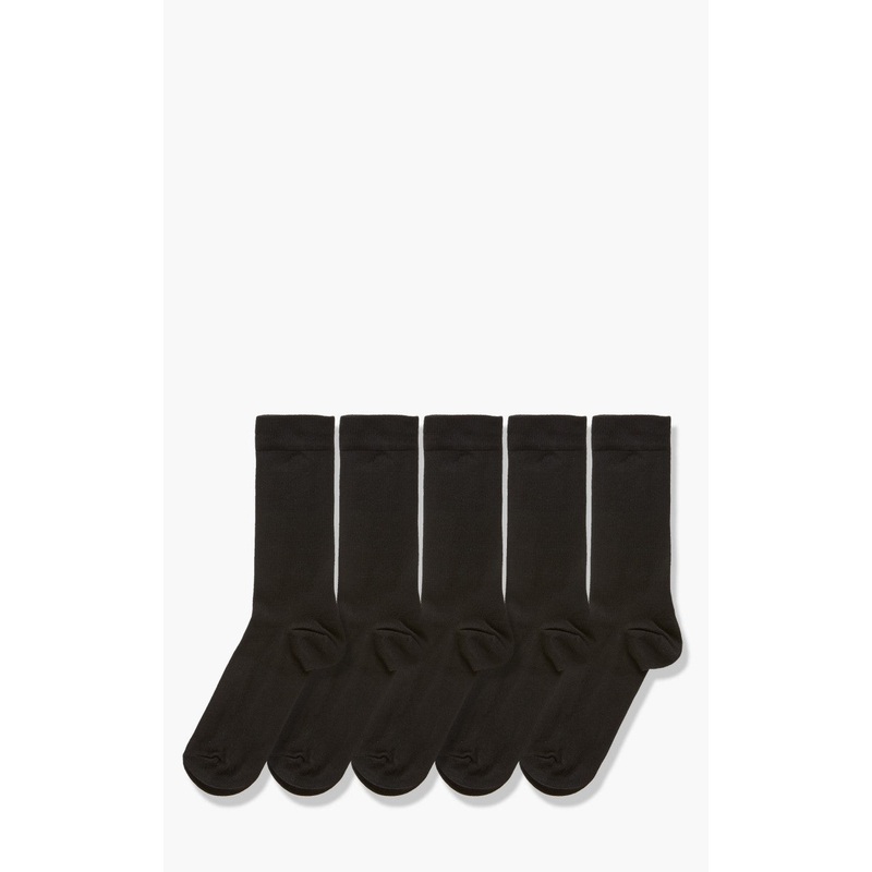 Resterds Bamboo Socks 5-Pack Black 40-45