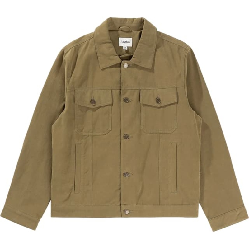 Rhythm Brushed Twill Trucker Jacket – Men’s
