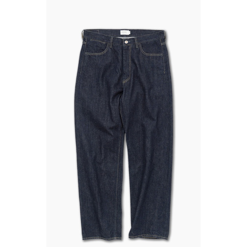 Still By Hand 5 Pocket Denim Pants Navy 2