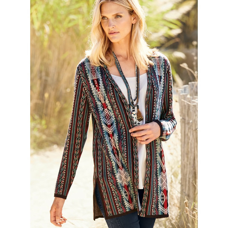 Andean Chumpi Cardigan Print/Pattern XS