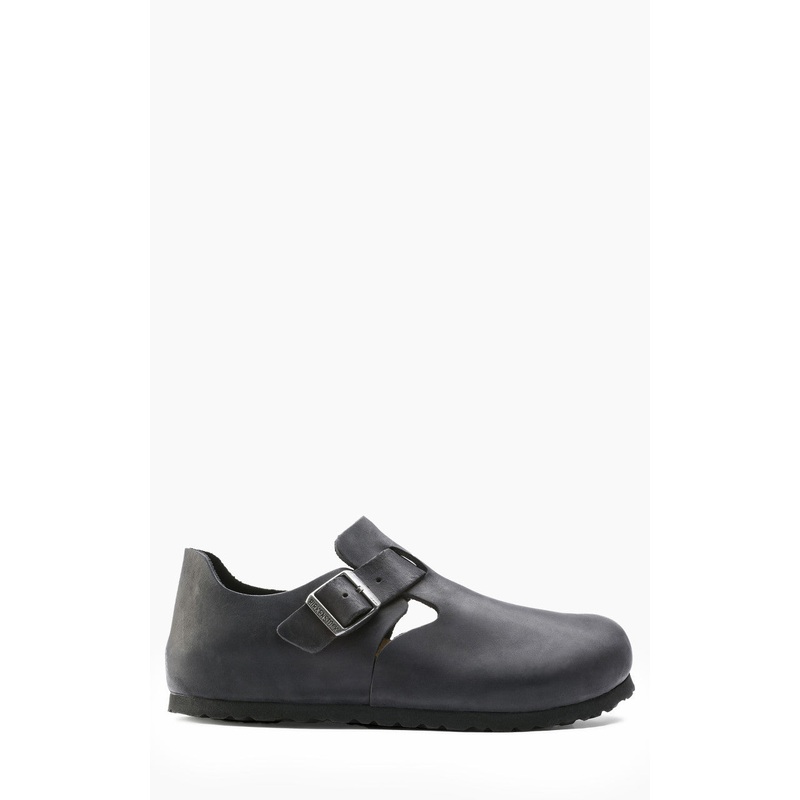 Birkenstock London Oiled Leather Black US6-UK5.5-EU39-CM25
