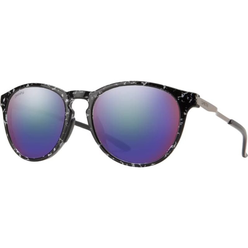 Smith Optics Wander Sunglasses – Black Marble – ChromaPop Polarized Violet Mirror Lens – Women’s