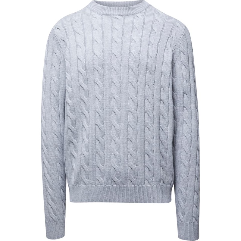 Vallier Dalston Midweight Merino Cable Knit Sweater – Unisex