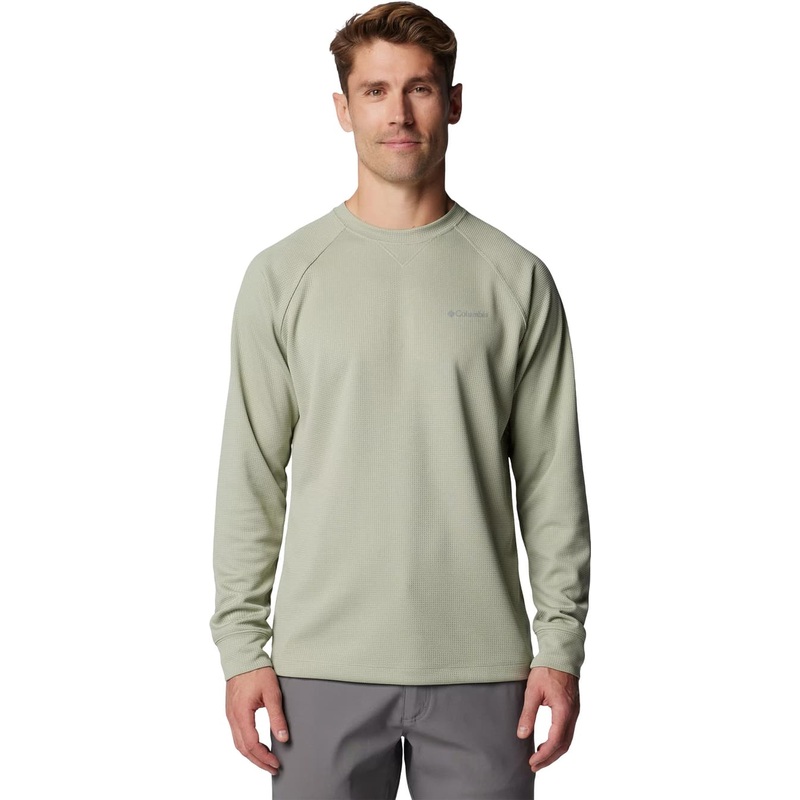 Columbia Black Mesa II Waffle Knit Crew Neck Pullover – Men’s