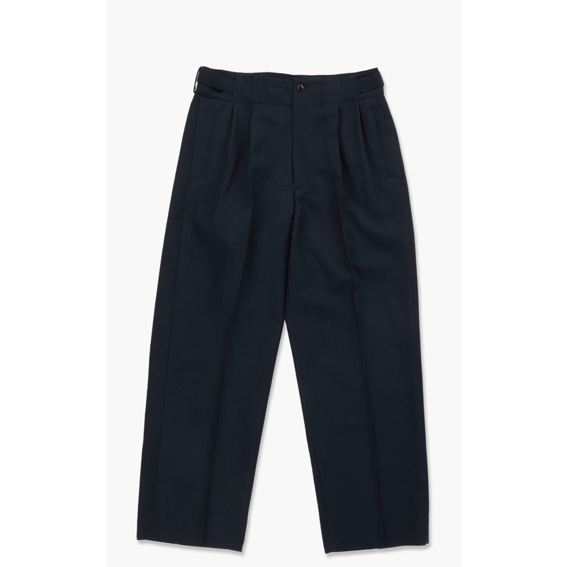 Yoke 2 Tuck Wide Gurkha Trousers Ocean Navy 1