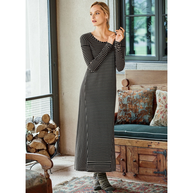 Annies Nightgown Black/Fawn XS
