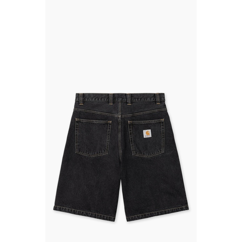 Carhartt WIP Brandon Short Smith Denim Stone Washed Black S