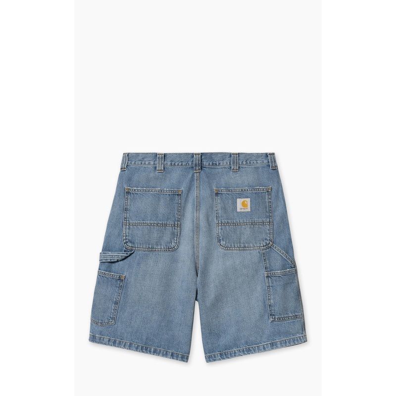 Carhartt WIP OG Single Knee Short Camano Denim Burst Washed Blue S