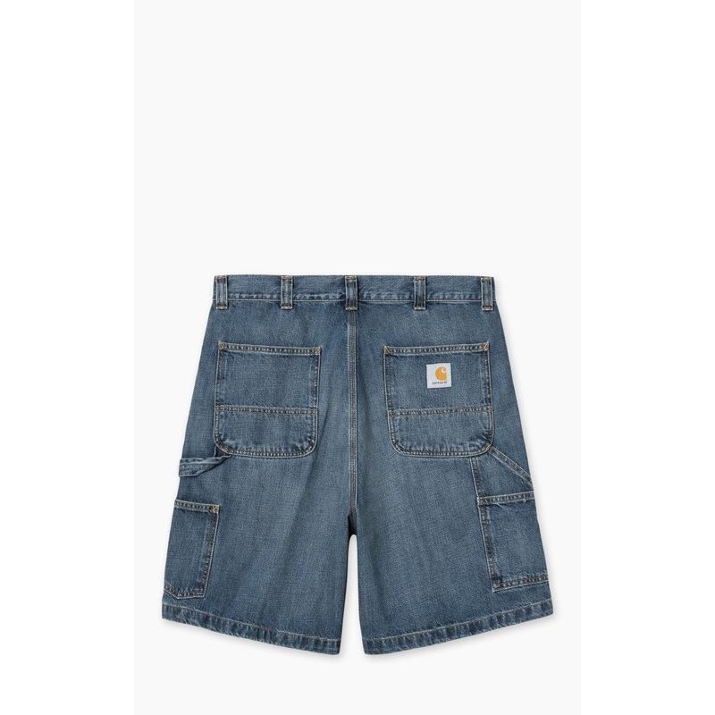 Carhartt WIP OG Single Knee Short Camano Denim Dark Used Wash Blue S