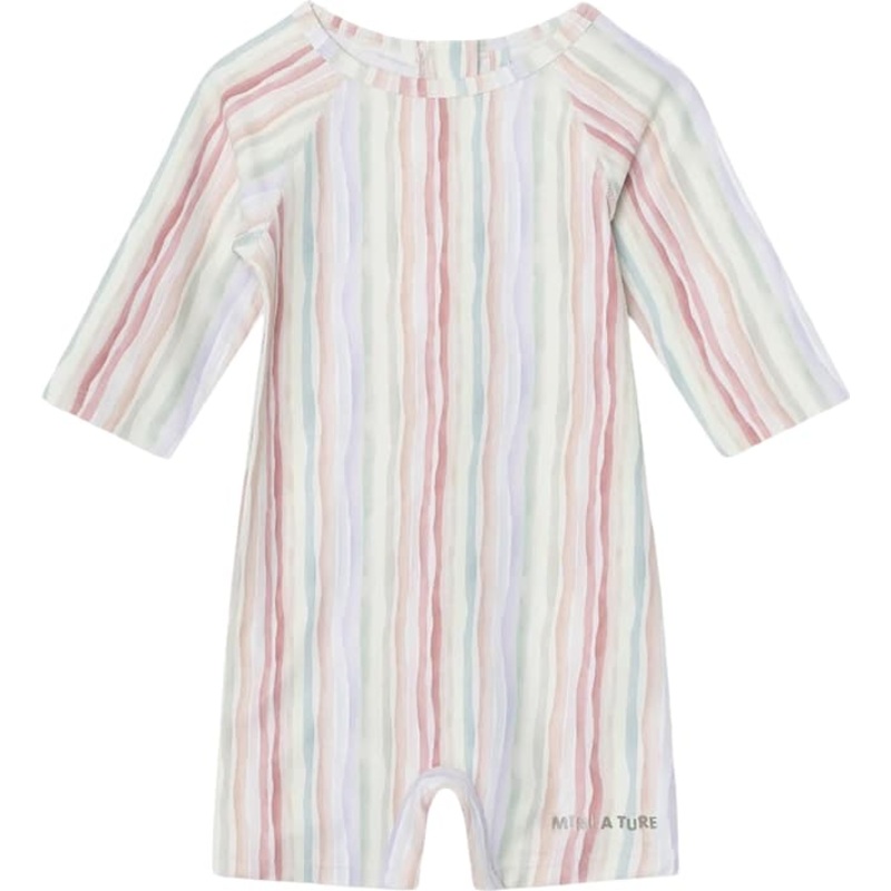 MINI A TURE Matgoldie GRS 3/4 Sleeve Printed UV Swimsuit – Kids