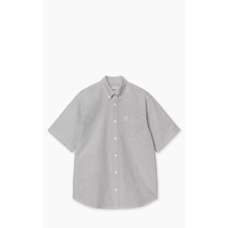 Carhartt WIP S/S Braxton Shirt Graphite/Wax S