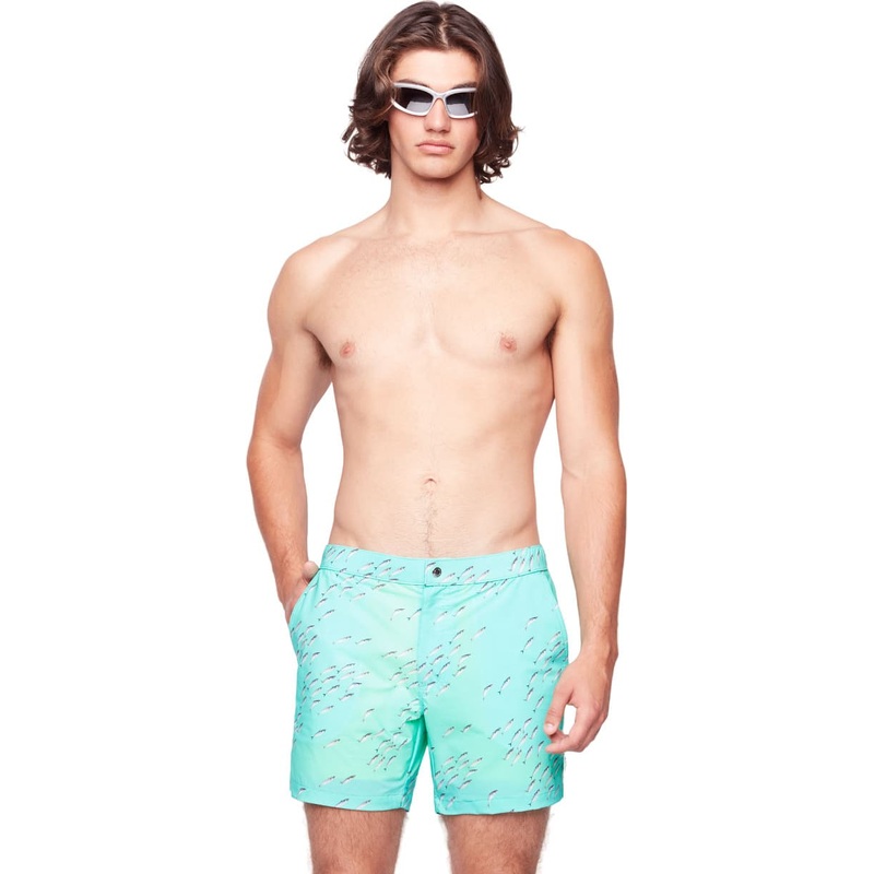 Public Beach Fish Tank Swim Shorts – Men’s