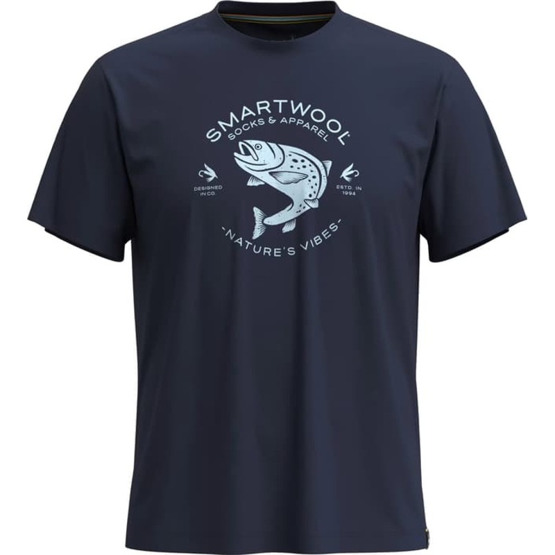 Smartwool Trout Fishing Short Sleeve Graphic Tee – Unisex