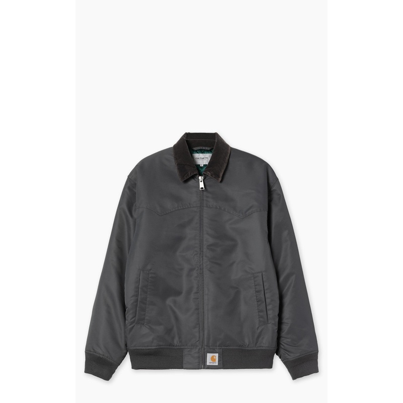 Carhartt WIP Santa Fe Alumni Jacket Graphite/Dark Fir M