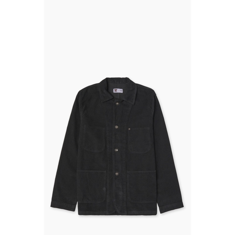 Tellason Baker Jacket Vell Millerighe Corduroy Black M
