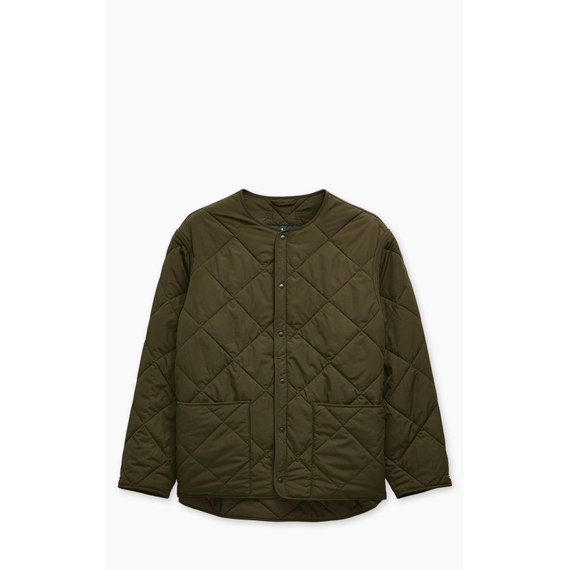 Barbour x Kaptain Sunshine Quilted Liner Khaki Brown 34/S
